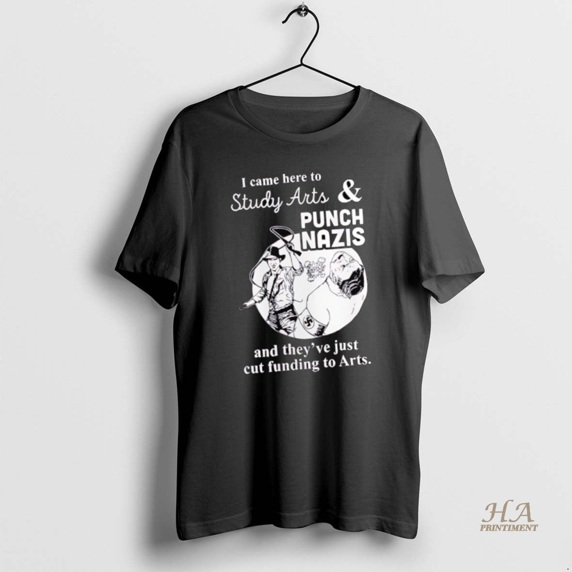 Official I Came Here To Study Arts And Punch Nazis And Theyve Just Cut Funding T-Shirts, Hoodie, Sweatshirt | InkNestWear.com