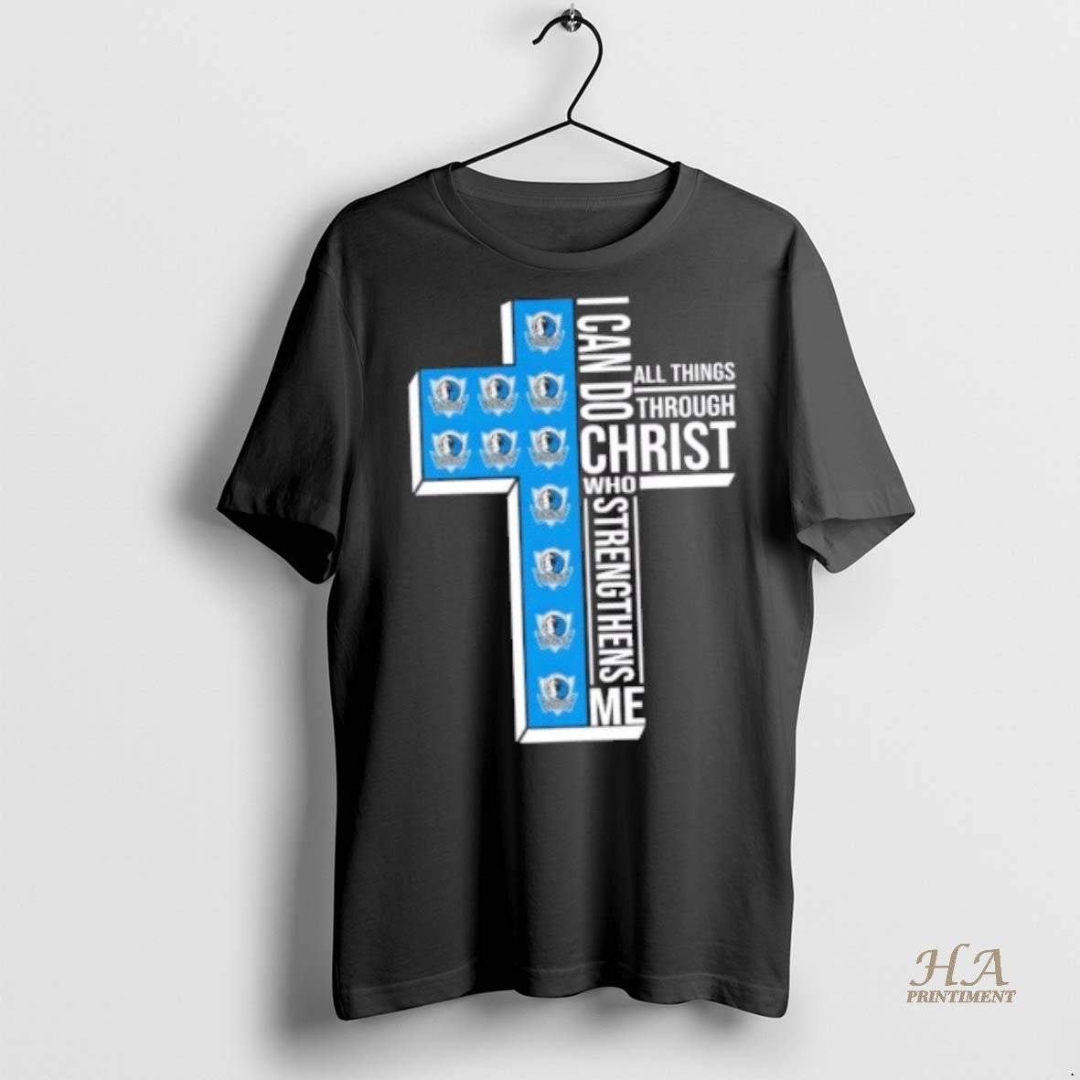 Official I Can Do All Things Through Christ Who Strengthens Me Dallas Mavericks Basketball Cross T-Shirts, Hoodie, Sweatshirt