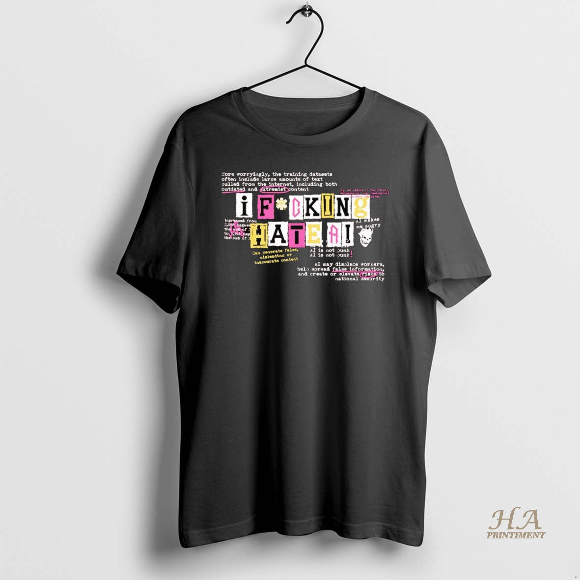 Official I Fucking Hate Ai May Displace Workers T-Shirts, Hoodie, Sweatshirt | InkNestWear.com