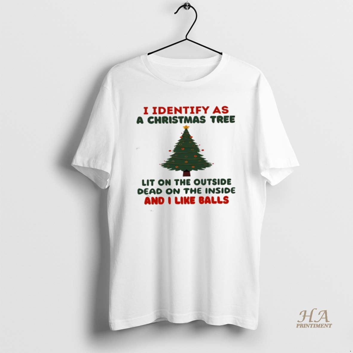 Official I Identify As A Christmas Tree Lit On The Outside Dead On The Inside T-Shirts, Hoodie, Sweatshirt | InkNestWear.com