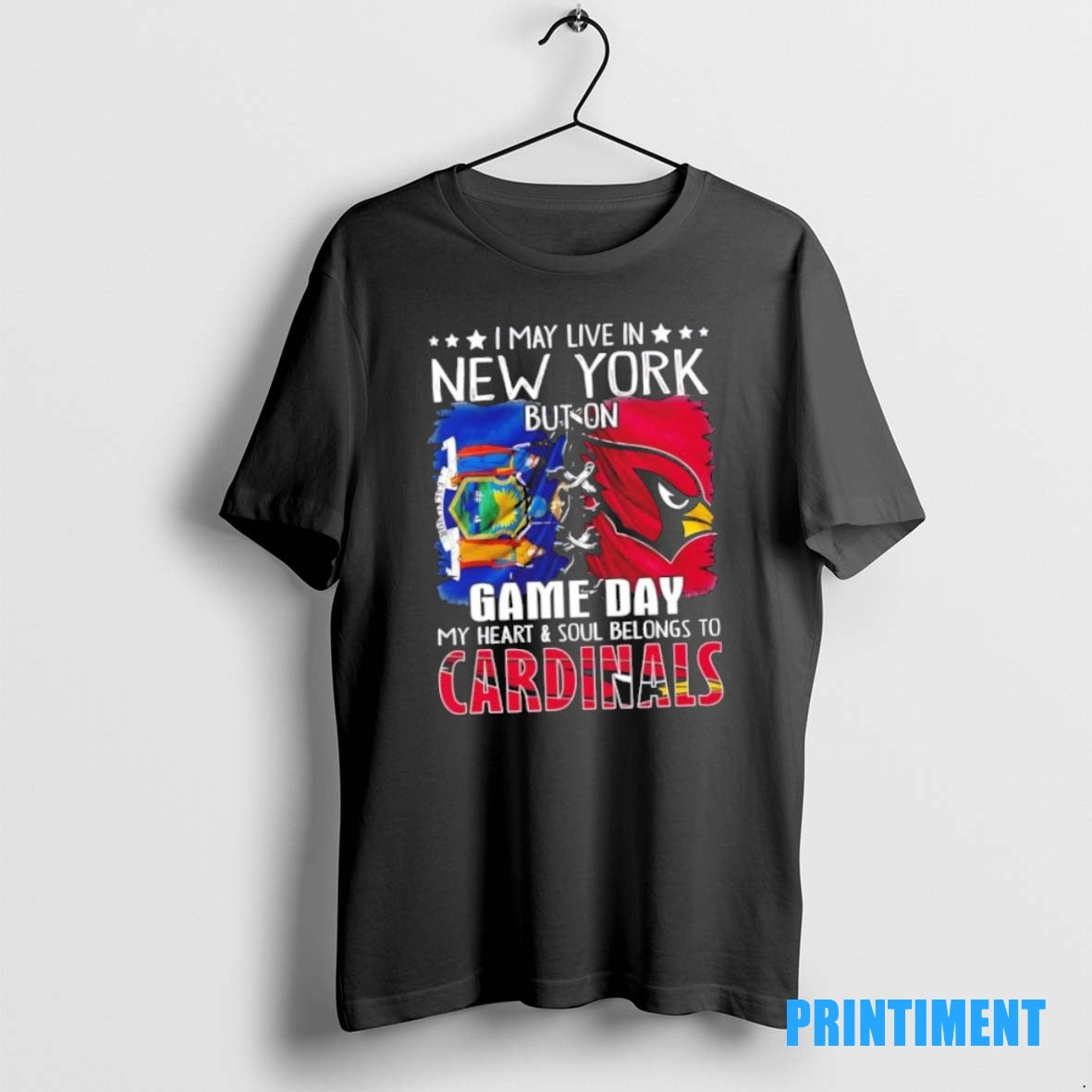 Official I May Live In New York But On Gameday My Heart And Soul Belongs T-Shirts, Hoodie, Sweatshirt | InkNestWear.com