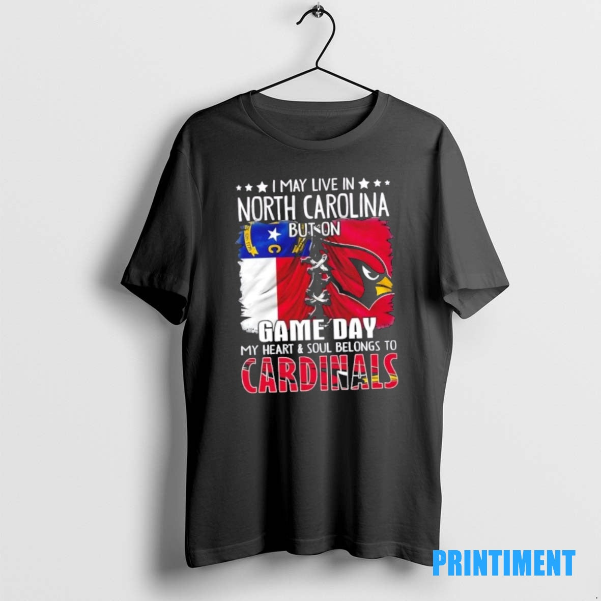 Official I May Live In North Carolina But On Gameday My Heart And Soul Belongs T-Shirts, Hoodie, Sweatshirt | InkNestWear.com