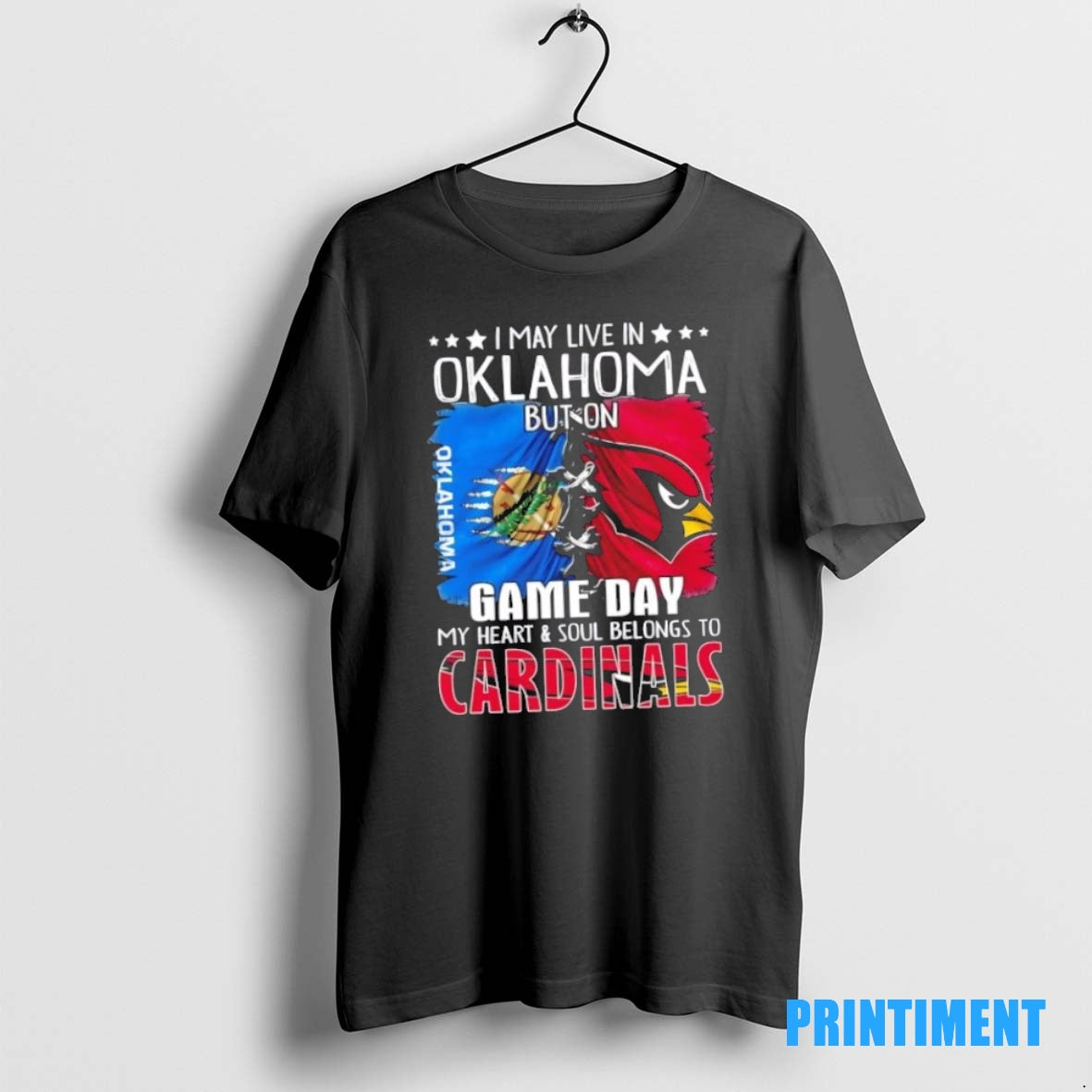 Official I May Live In Oklahoma But On Gameday My Heart And Soul Belongs To T-Shirts, Hoodie, Sweatshirt | InkNestWear.com