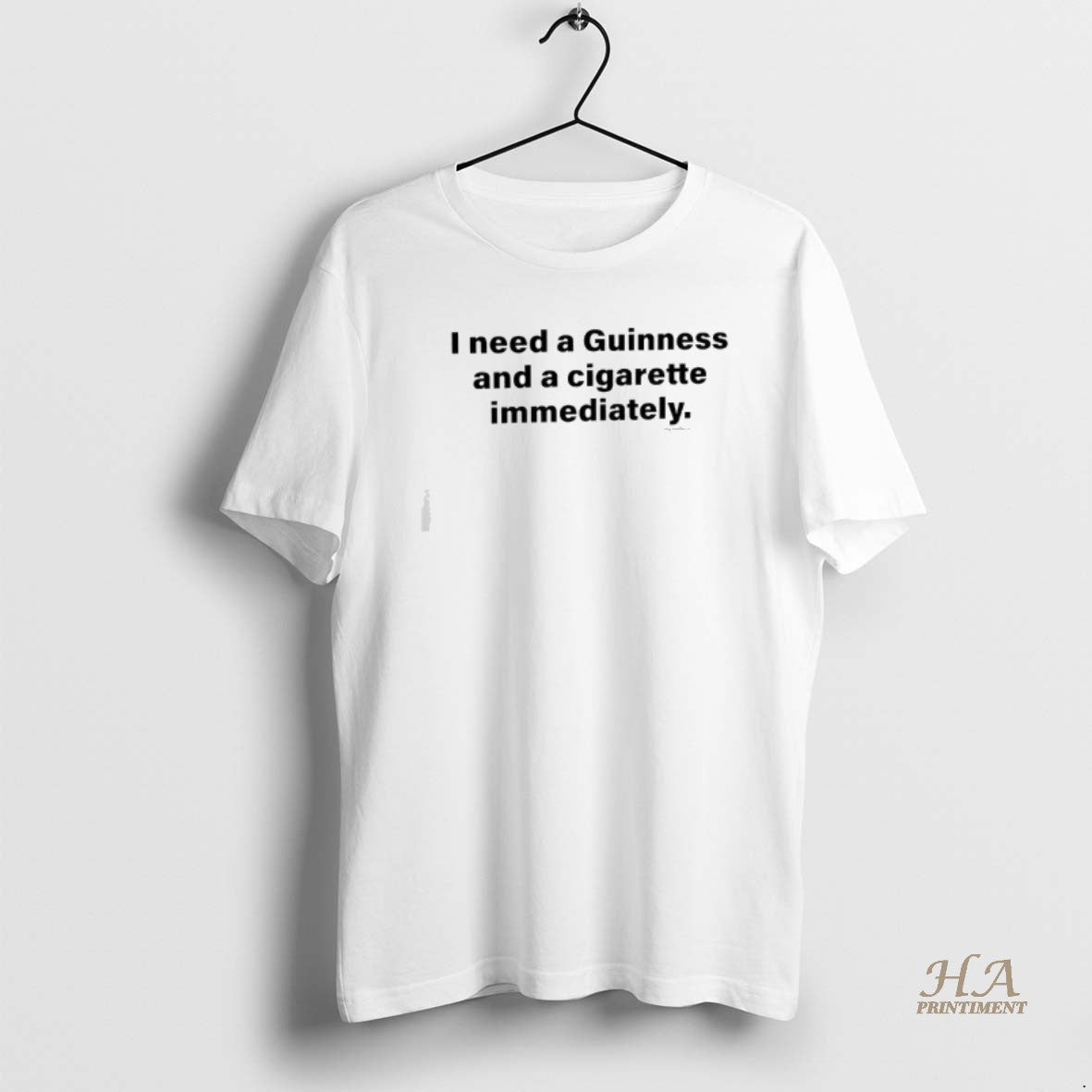 Official I Need A Guinness And A Cigarette Immediately T-Shirts, Hoodie, Sweatshirt | InkNestWear.com
