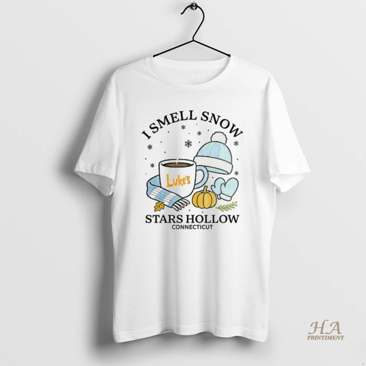 Official I Smell Snow Stars Hollow Connecticut Christmas T-Shirts, Hoodie, Sweatshirt | InkNestWear.com