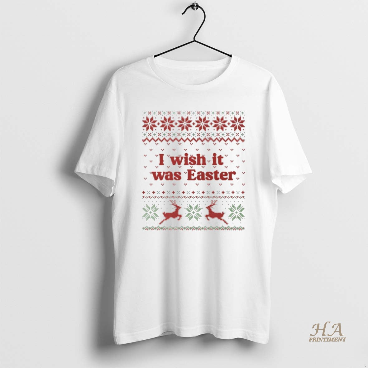 Official I Wish It Was Easter Tacky Christmas Ugly T-Shirts, Hoodie, Sweatshirt | InkNestWear.com