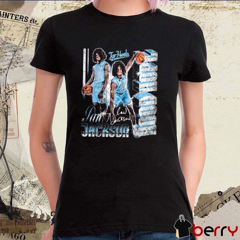 Ian Jackson North Carolina Tar Heels Basketball Hood Hope 90s Graphic Signature t-shirt