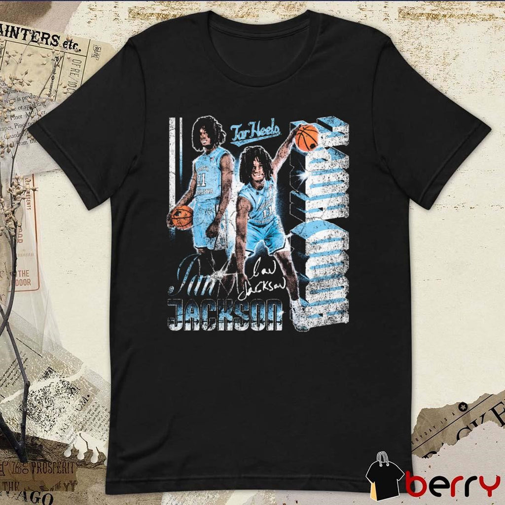 Ian Jackson North Carolina Tar Heels Basketball Hood Hope 90s Graphic Signature t-shirt
