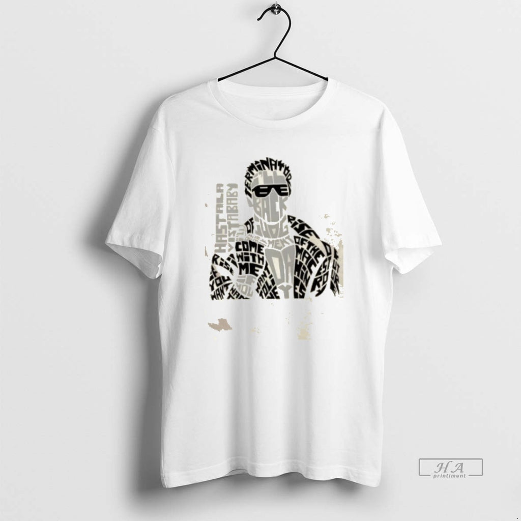 Official Ill Be Back Iconic Movie Quote Typography