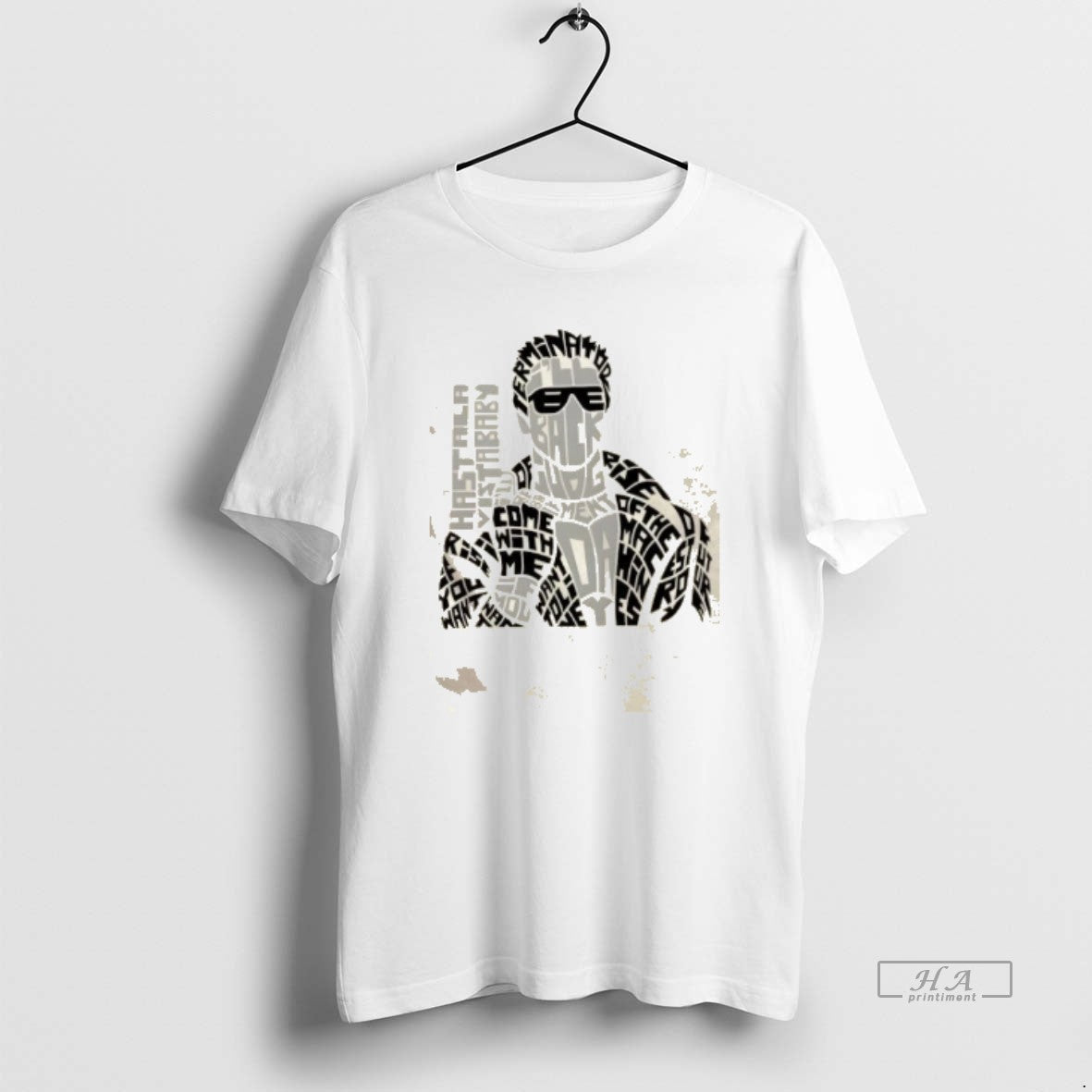 Official Ill Be Back Iconic Movie Quote Typography