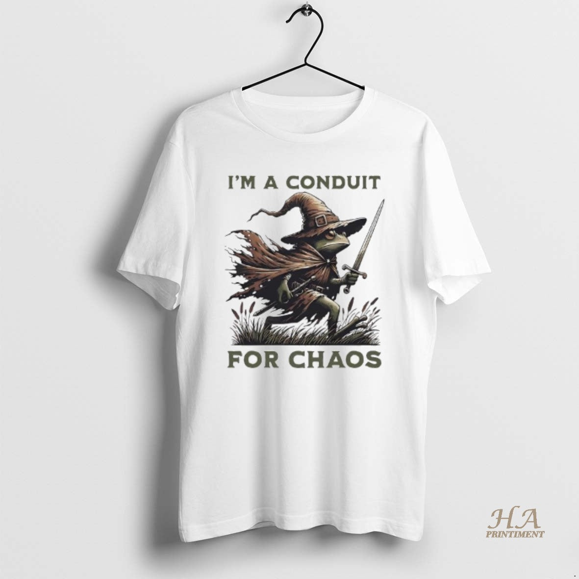 Official Im A Conduit For Chaos Frog T-Shirts, Hoodie, Sweatshirt | InkNestWear.com