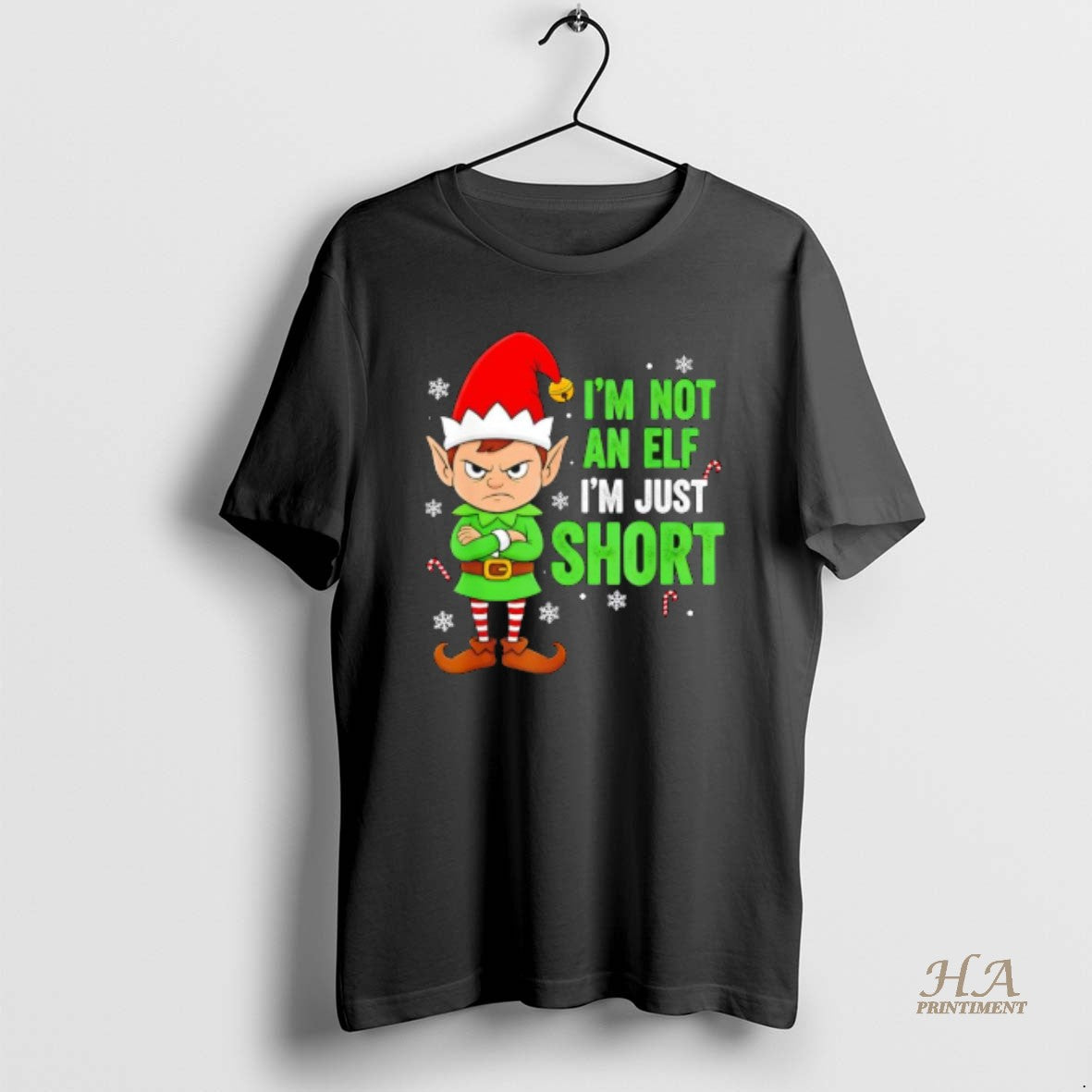 Official Im Just Short Funny Elf Christmas T-Shirts, Hoodie, Sweatshirt | InkNestWear.com