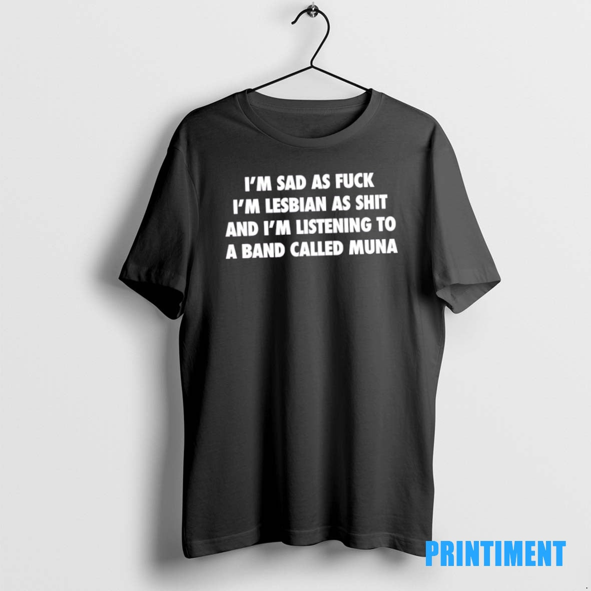 Official Im Sad As Fuck Im Lesbian As Shit And Im Listening To A Band T-Shirts, Hoodie, Sweatshirt | InkNestWear.com
