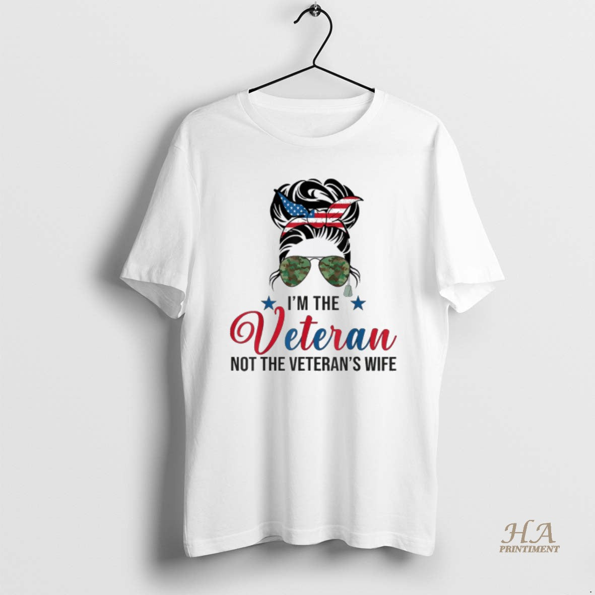 Official Im The Veteran And The Veterans Wife Female Veterans Day T-Shirts, Hoodie, Sweatshirt | InkNestWear.com