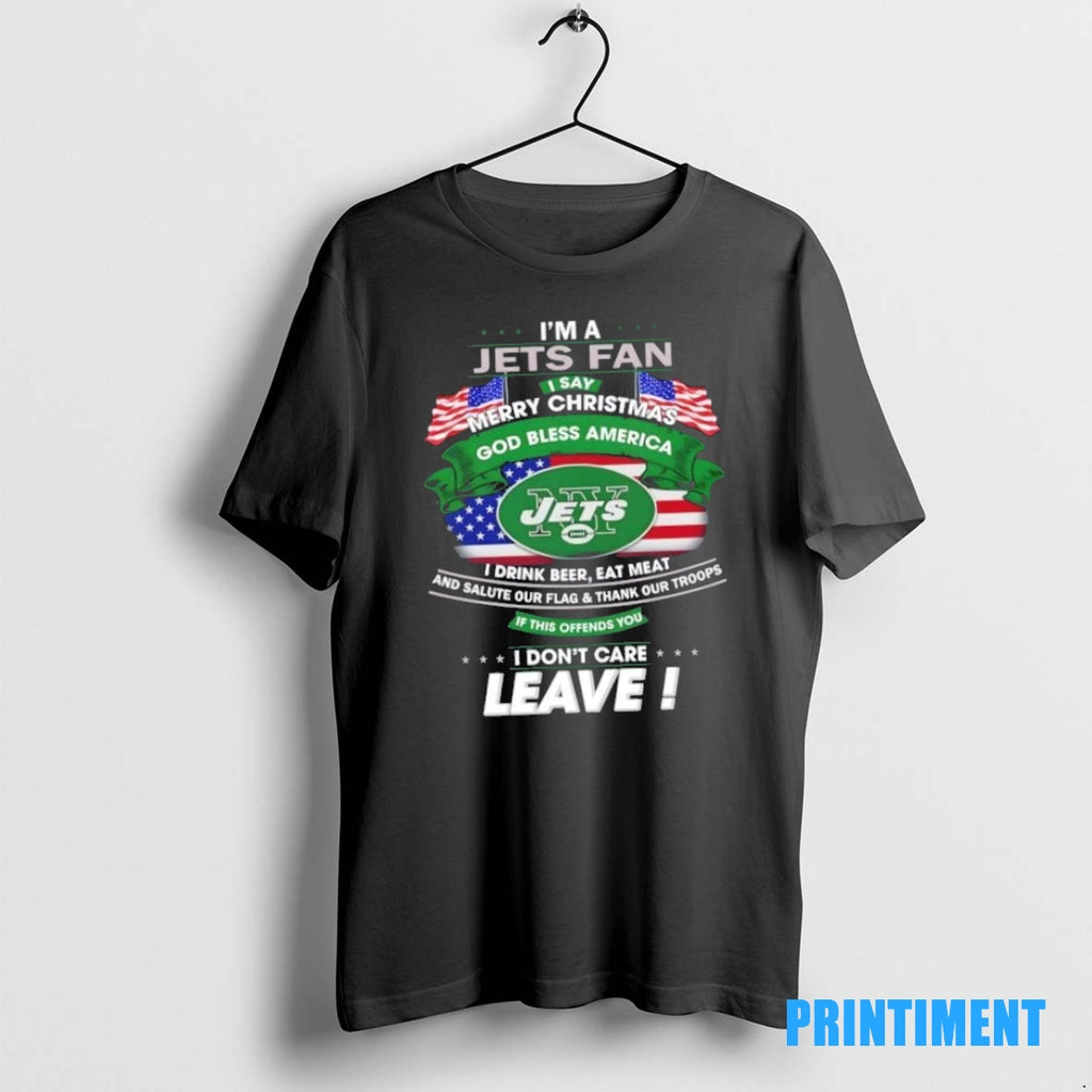 Official Im A New York Jets Fan I Say Merry Christmas God Bless America T-Shirts, Hoodie, Sweatshirt | InkNestWear.com