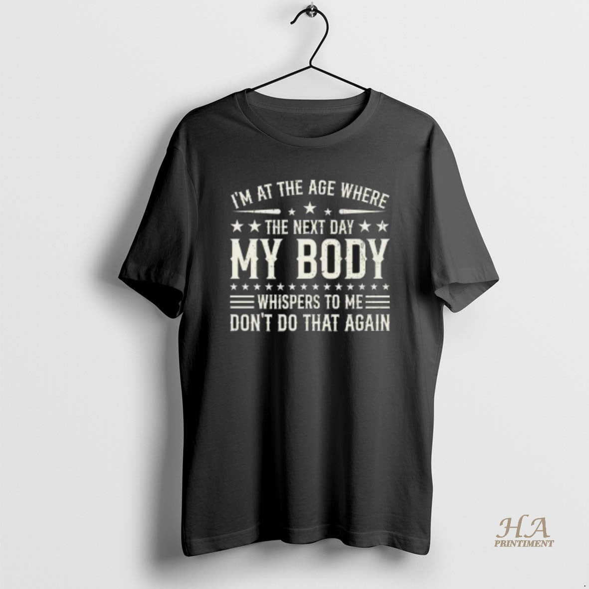 Official Im At The Age Where The Next Day My Body Whispers Retro T-Shirts, Hoodie, Sweatshirt | InkNestWear.com