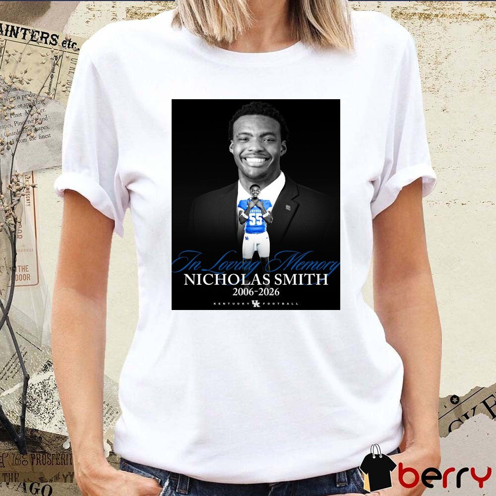 In Loving Memory Nicholas Smith 2006 – 2026 Kentucky Football Poster t-shirt