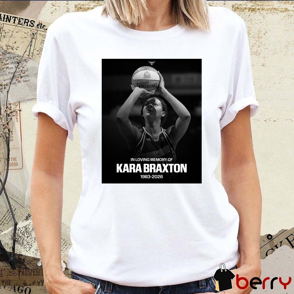 In Loving Memory Of Kara Braxton 1983 – 2026 Dallas Wings Poster t-shirt