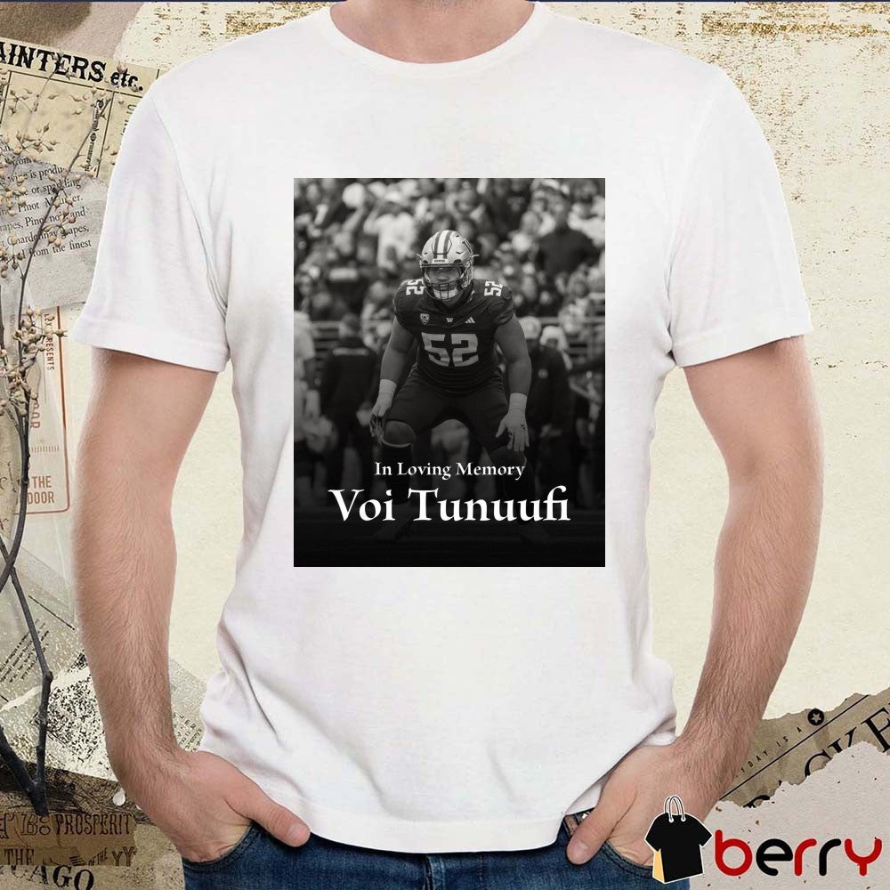 In Loving Memory Voi Tunuufi Barstool Huskies t-shirt