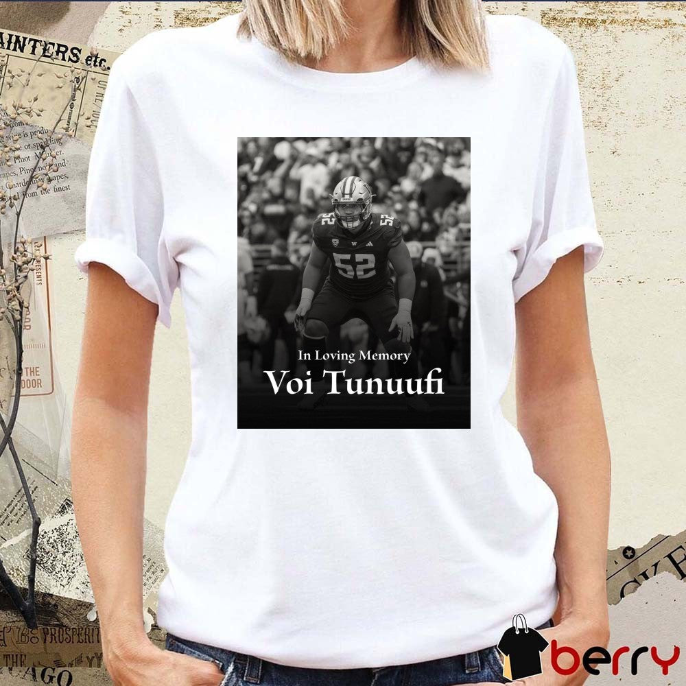 In Loving Memory Voi Tunuufi Barstool Huskies t-shirt