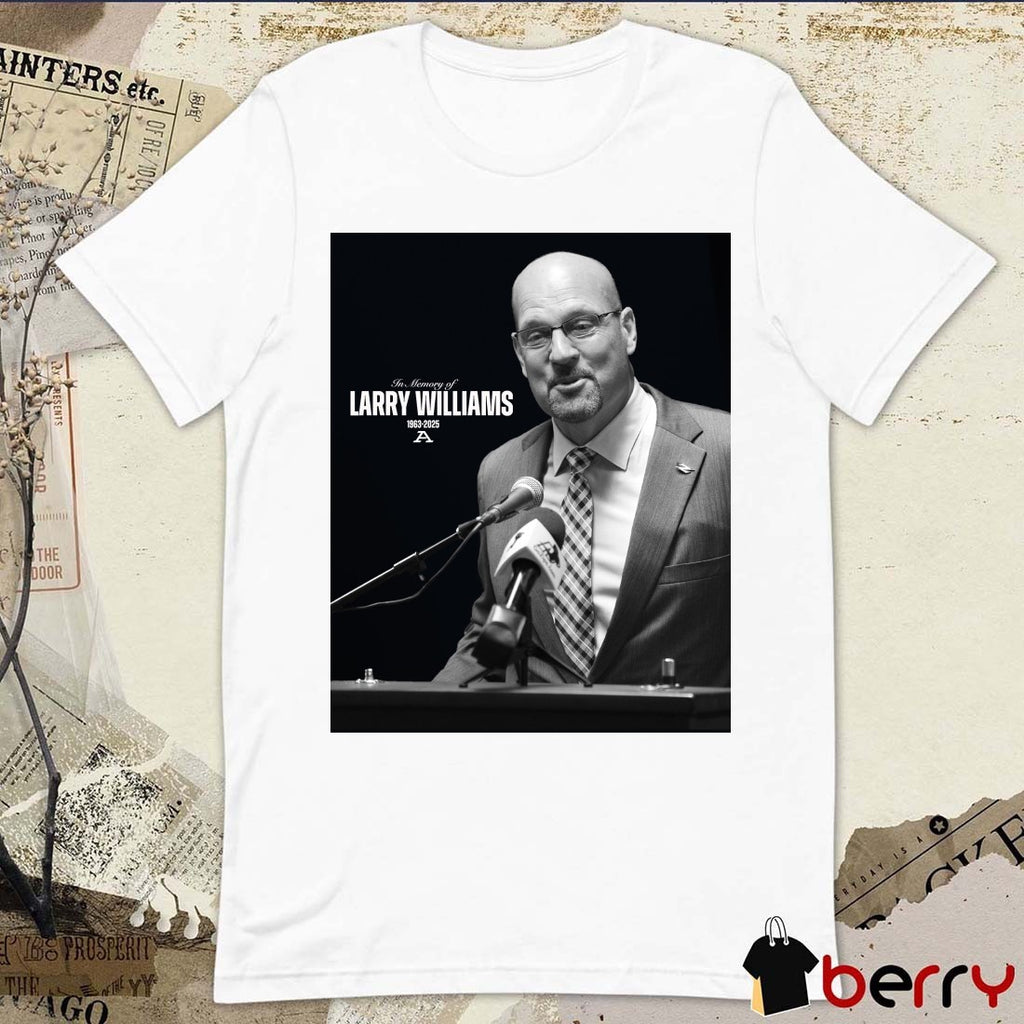 In Memory Of Former Athletic Director Larry Williams 1963-2025 Poster t-shirt