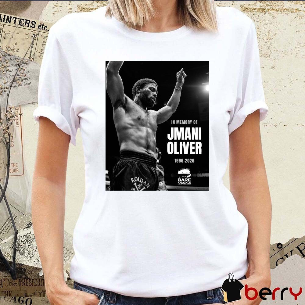 In Memory Of Jmani Oliver 1996 – 2026 Bare Knuckle Poster t-shirt