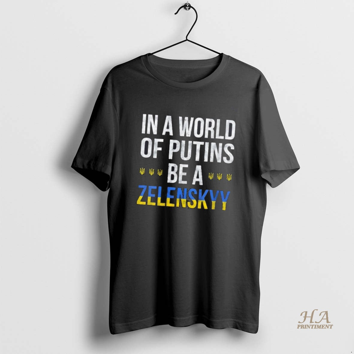 Official In A World Of Putins Be A Zelenskyy T-Shirts, Hoodie, Sweatshirt | InkNestWear.com
