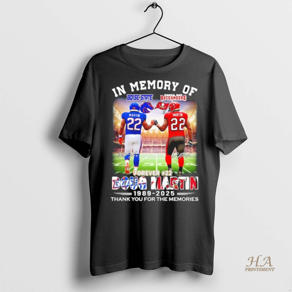 Official In Memory Of Boise State And Tampa Bay Doug Martin 1989 2025 Thank You T-Shirts, Hoodie, Sweatshirt