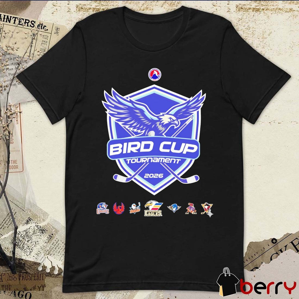 Inaugural Bird Cup Preseason Tournament At Blue Arena 2026 Logos t-shirt