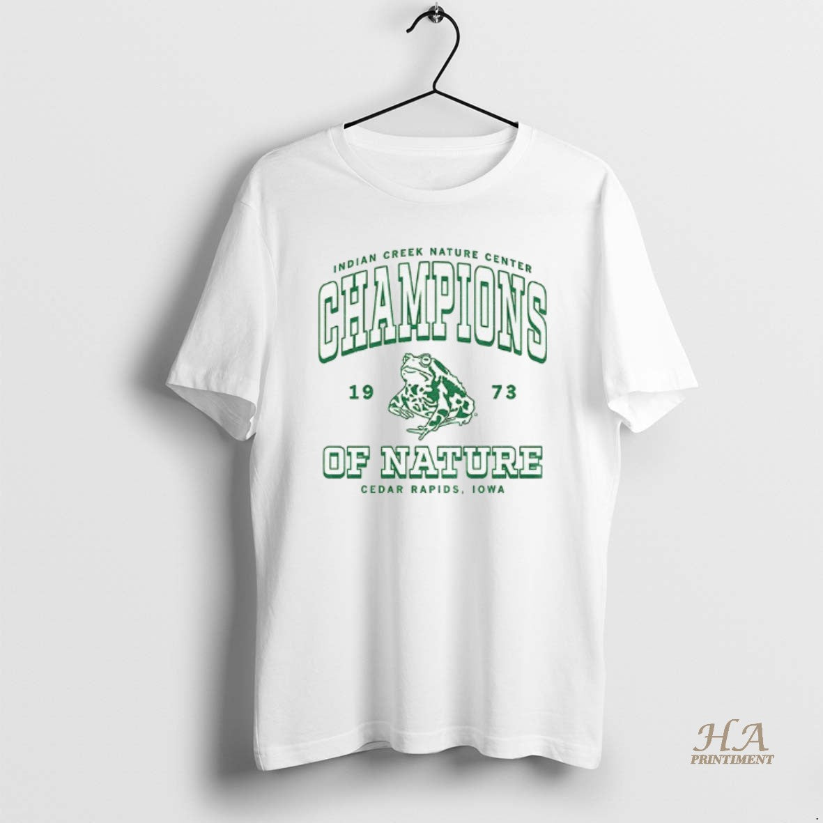 Official Indian Creek Nature Center Champions Of Nature 1973 Cedar Rapids Iowa T-Shirts, Hoodie, Sweatshirt | InkNestWear.com
