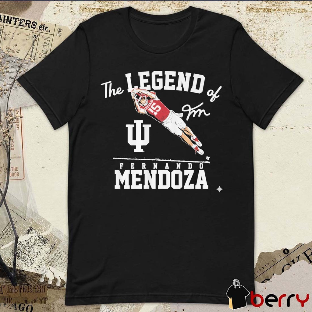 Indiana Hoosiers Football The Legend Of Fernando Mendoza Signature t-shirt