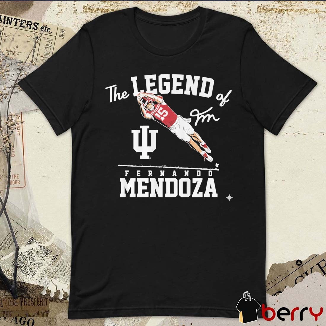 Indiana Hoosiers Football The Legend Of Fernando Mendoza Signature t-shirt