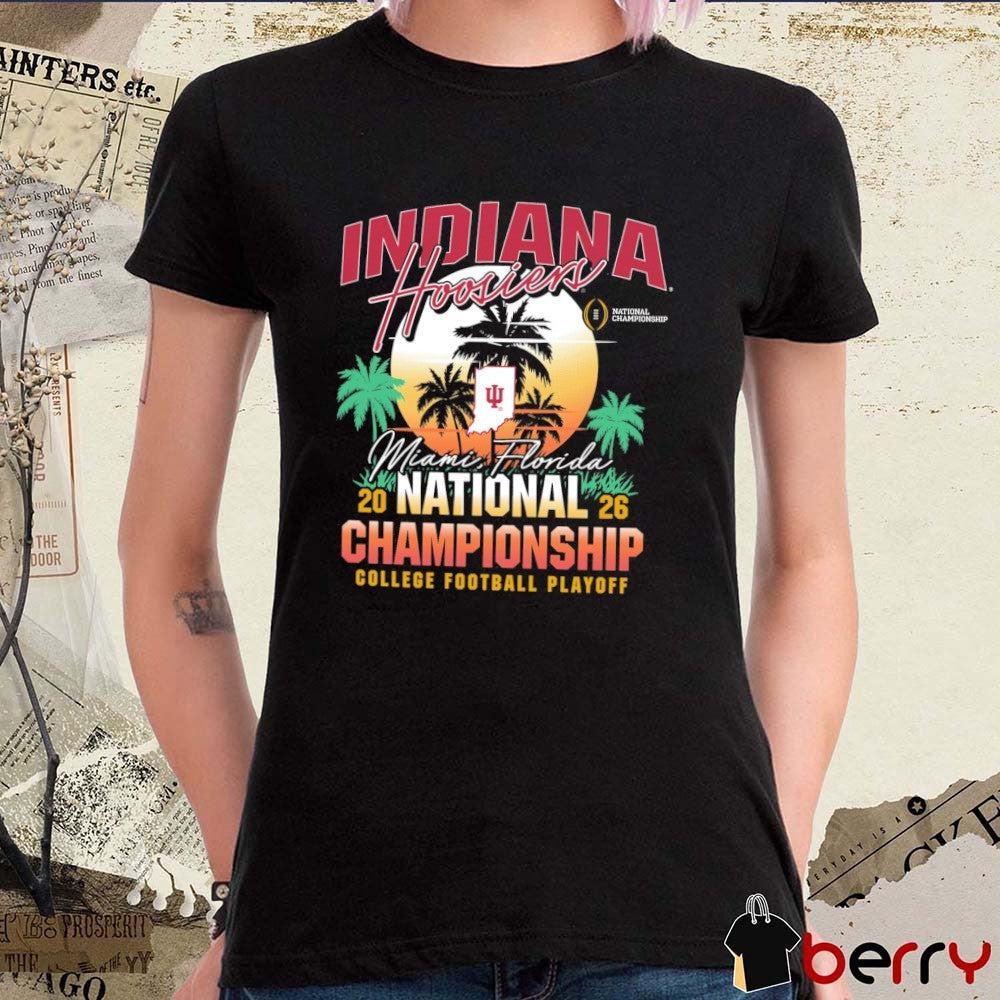Indiana Hoosiers Miami Florida CFP 2025-2026 National Championship Participant t-shirt