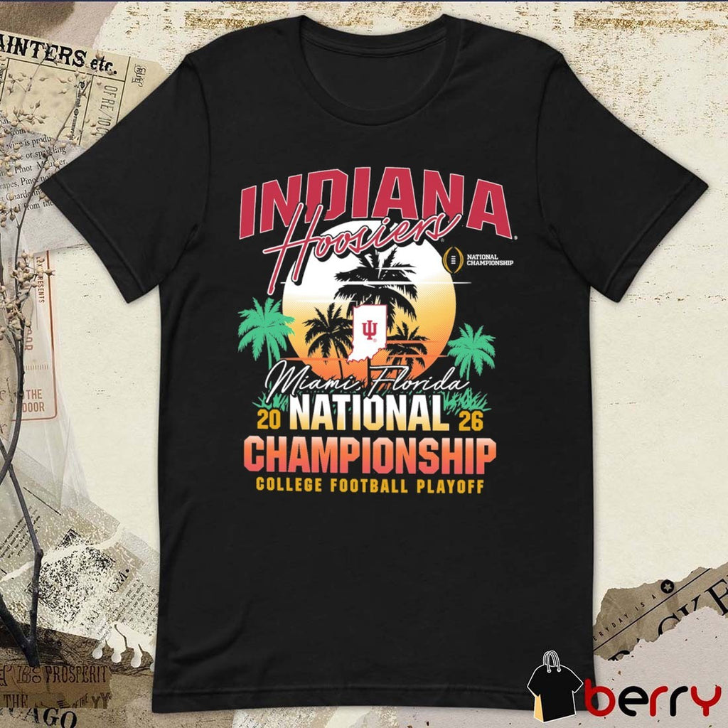Indiana Hoosiers Miami Florida CFP 2025-2026 National Championship Participant t-shirt