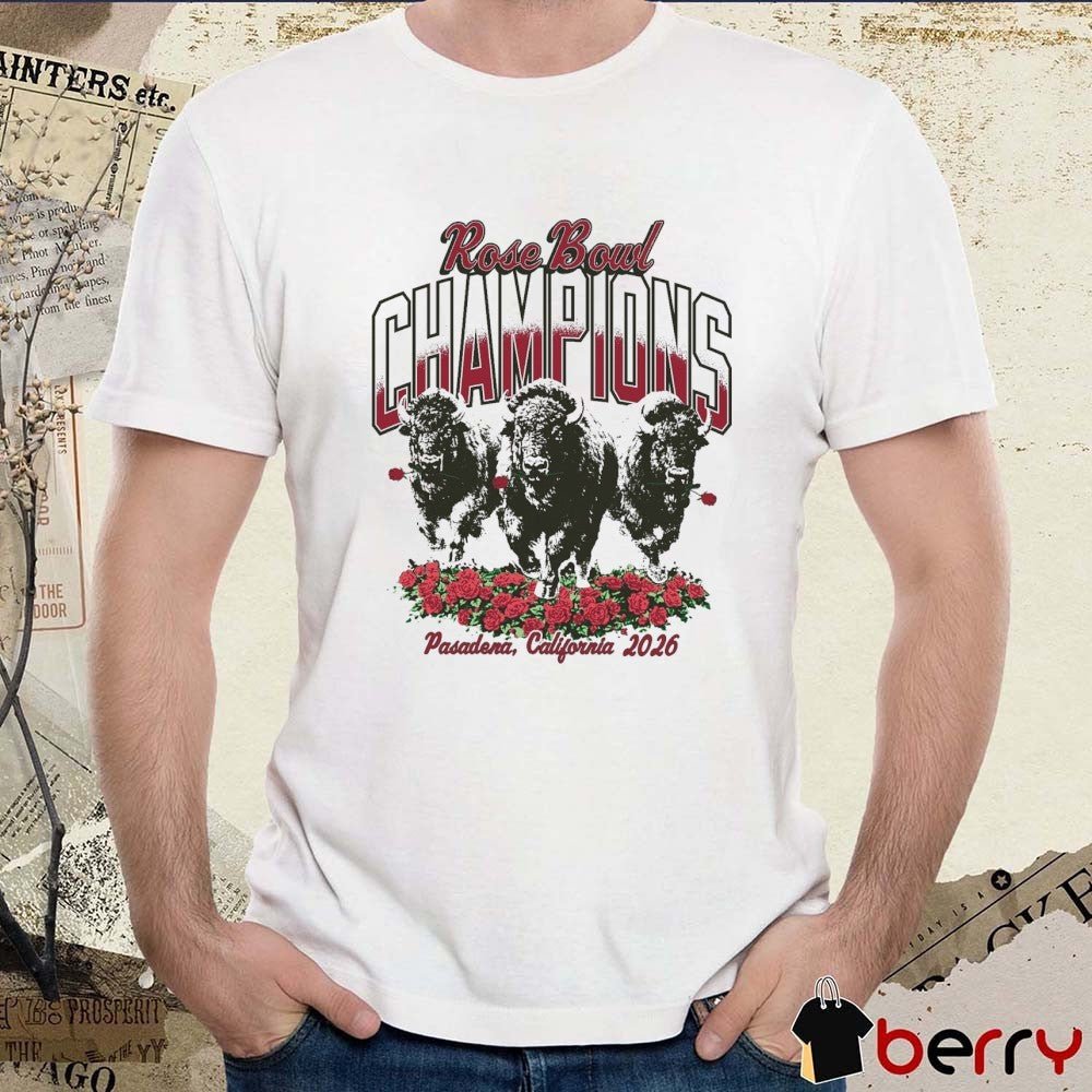Indiana Hoosiers Stampede Rose Bowl Champions Pasadena CA 2026 t-shirt