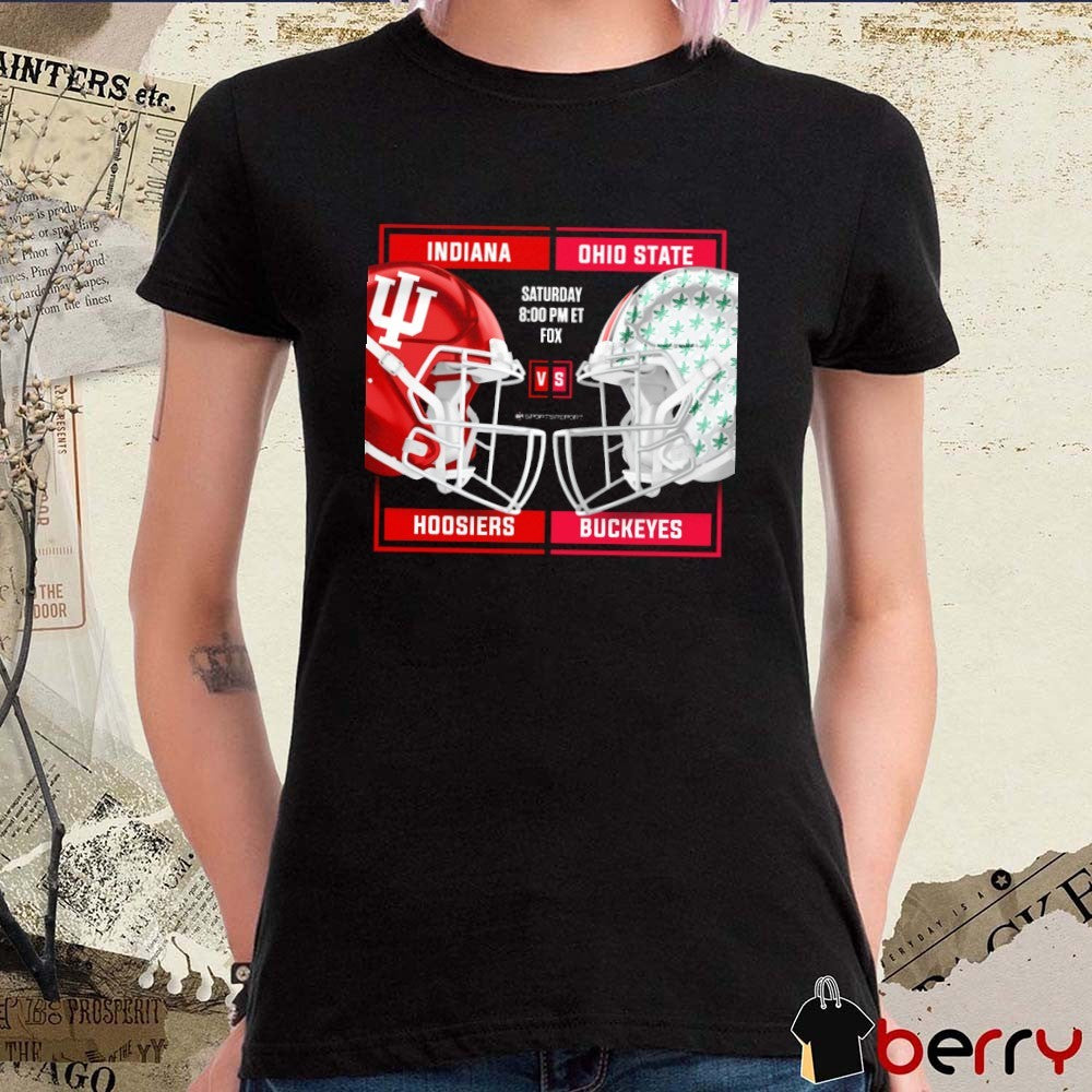 Indiana Hoosiers Vs Ohio State Buckeyes December 6 2025 Big Ten Championship Helmets t-shirt