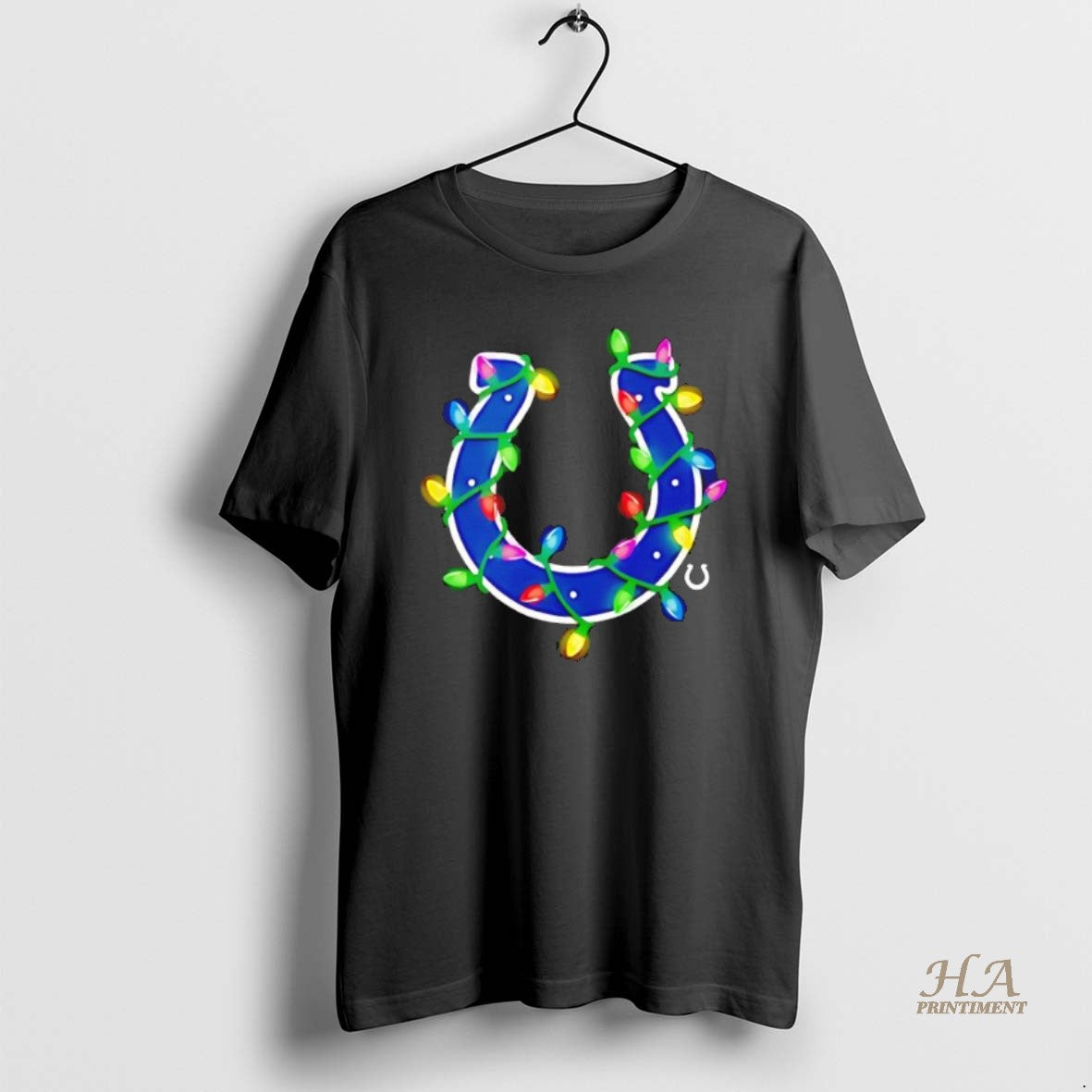 Official Indianapolis Colts Logo Holiday Lights Black T-Shirts, Hoodie, Sweatshirt | InkNestWear.com