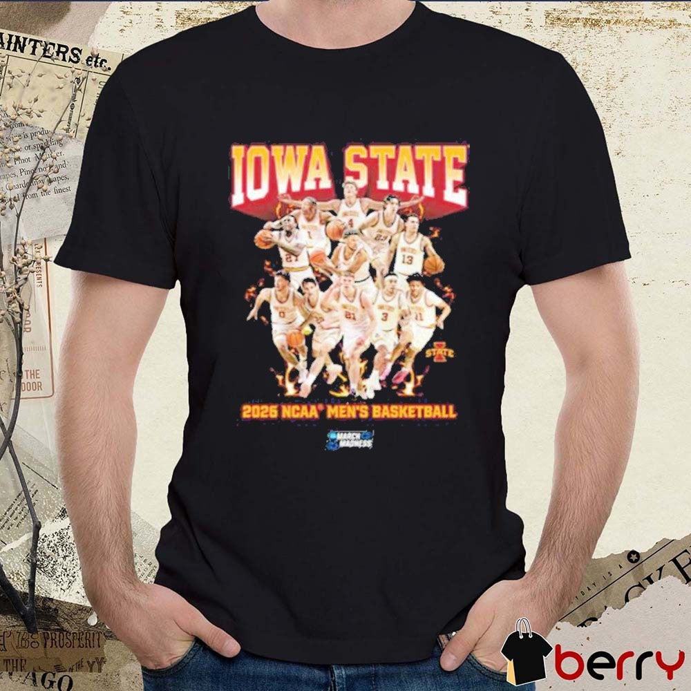 Iowa State Cyclones 2026 NCAA March Madness Sweet 16 No 2 Seed Midwest Region St. Louis Men’s Basketball t-shirt
