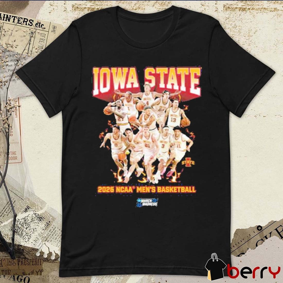 Iowa State Cyclones 2026 NCAA March Madness Sweet 16 No 2 Seed Midwest Region St. Louis Men’s Basketball t-shirt