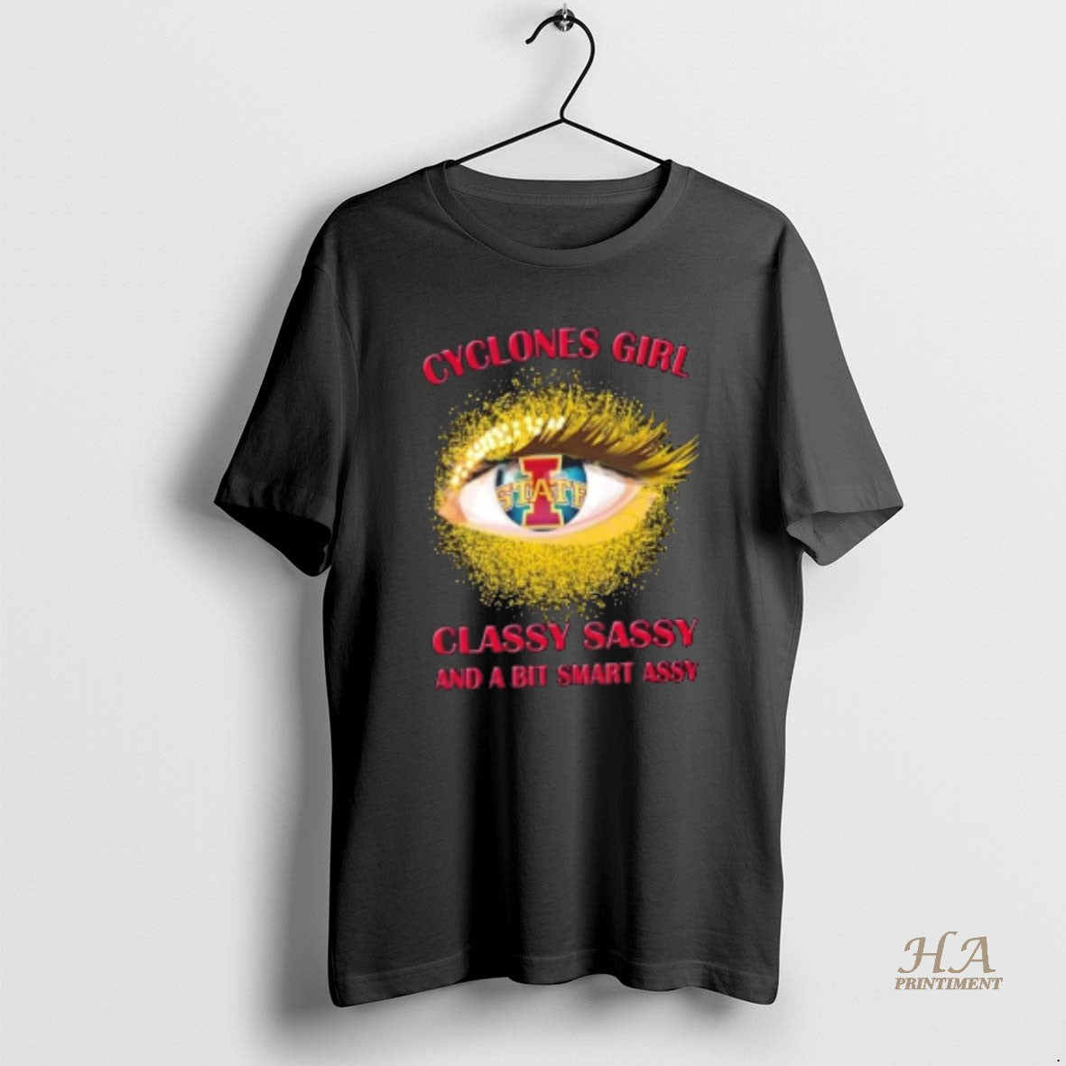 Official Iowa State Cyclones Eye Girl Fans Classy Sassy And A Bit Smart Assy T-Shirts, Hoodie, Sweatshirt | InkNestWear.com