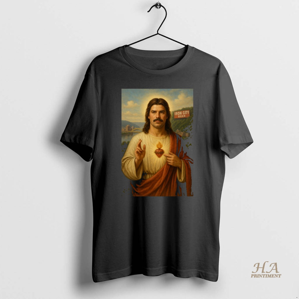 Official Iron City Beer He Is Risen Jesus Christ Pittsburgh Pennsylvania T-Shirts, Hoodie, Sweatshirt | InkNestWear.com