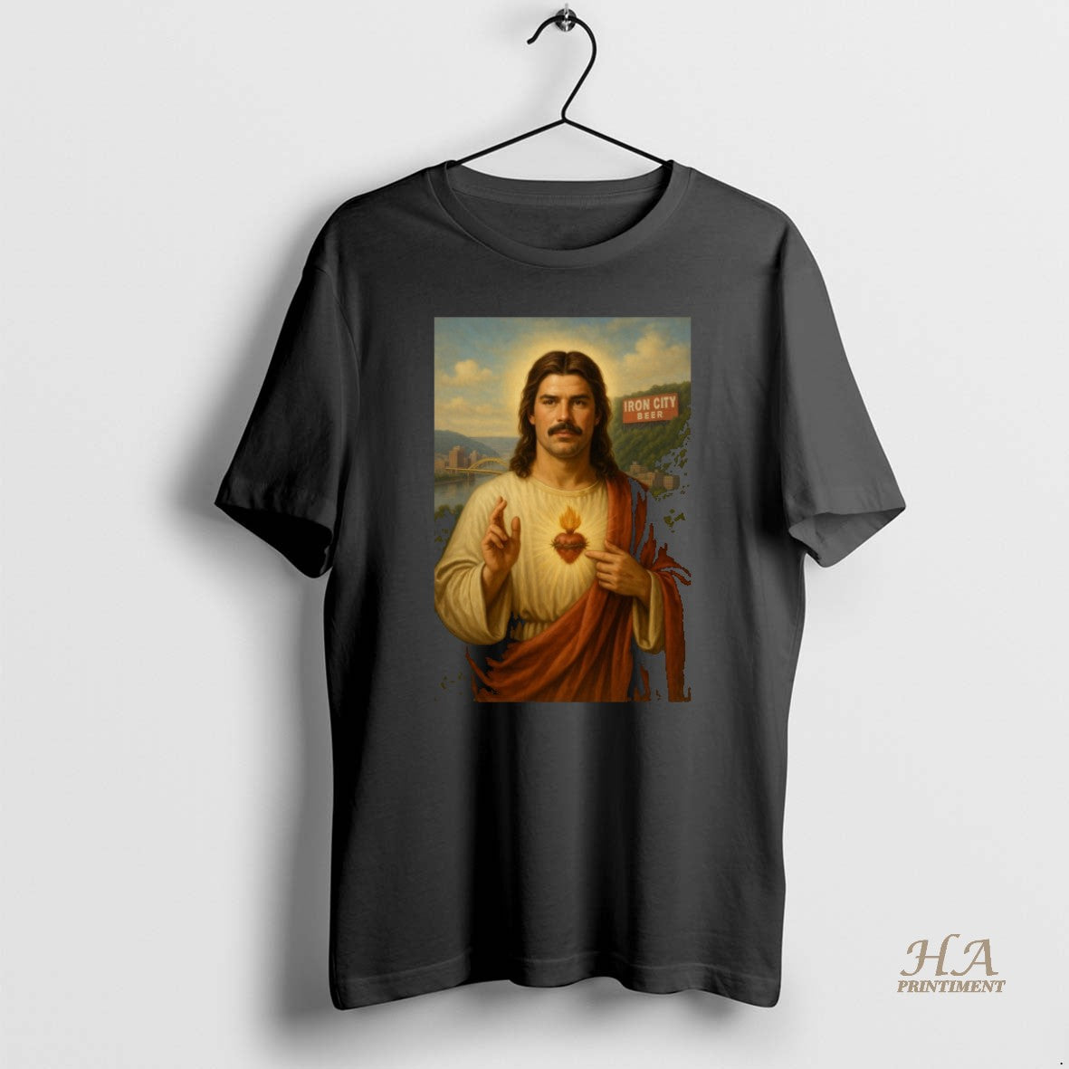 Official Iron City Beer He Is Risen Jesus Christ Pittsburgh Pennsylvania T-Shirts, Hoodie, Sweatshirt | InkNestWear.com