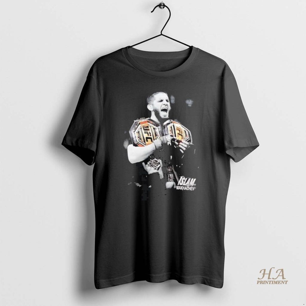 Official Islam Makhachev Champions Belts 2025 T-Shirts, Hoodie, Sweatshirt | InkNestWear.com