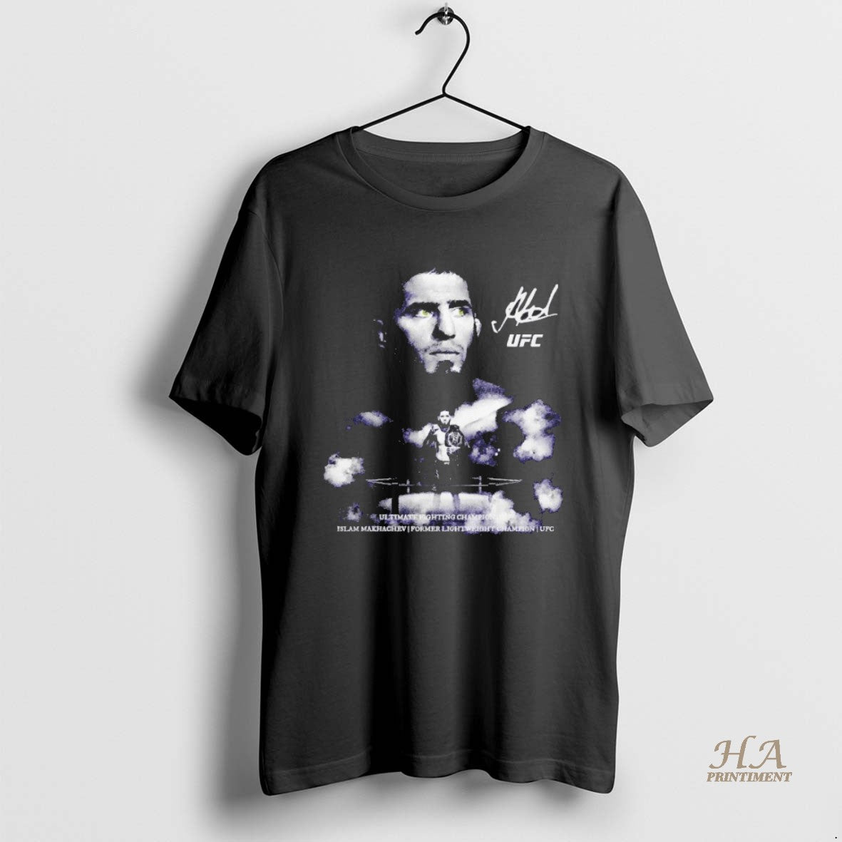 Official Islam Makhachev Ufc 322 Staredown Blackshirt T-Shirts, Hoodie, Sweatshirt | InkNestWear.com