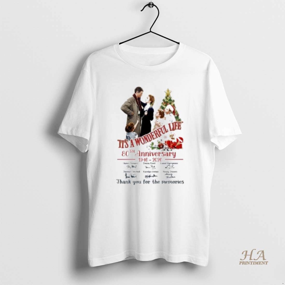 Official Its A Wonderful Life 80th Anniversary1946 2026 Thank You For The Memories T-Shirts, Hoodie, Sweatshirt
