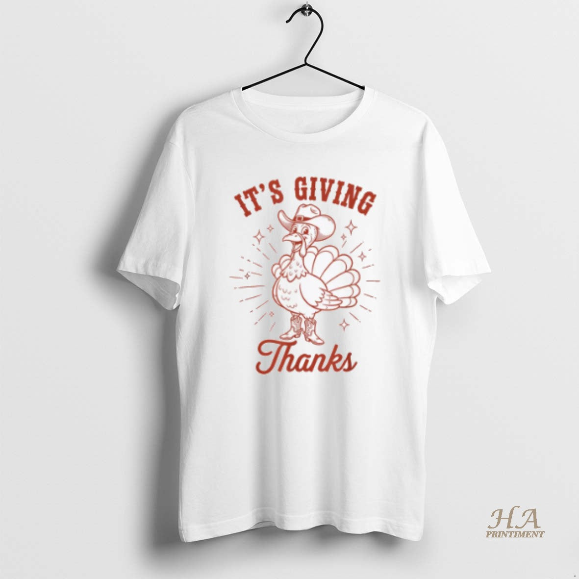 Official Its Giving Thanks Western Thanksgiving Turkey Cowboy Fall T-Shirts, Hoodie, Sweatshirt | InkNestWear.com
