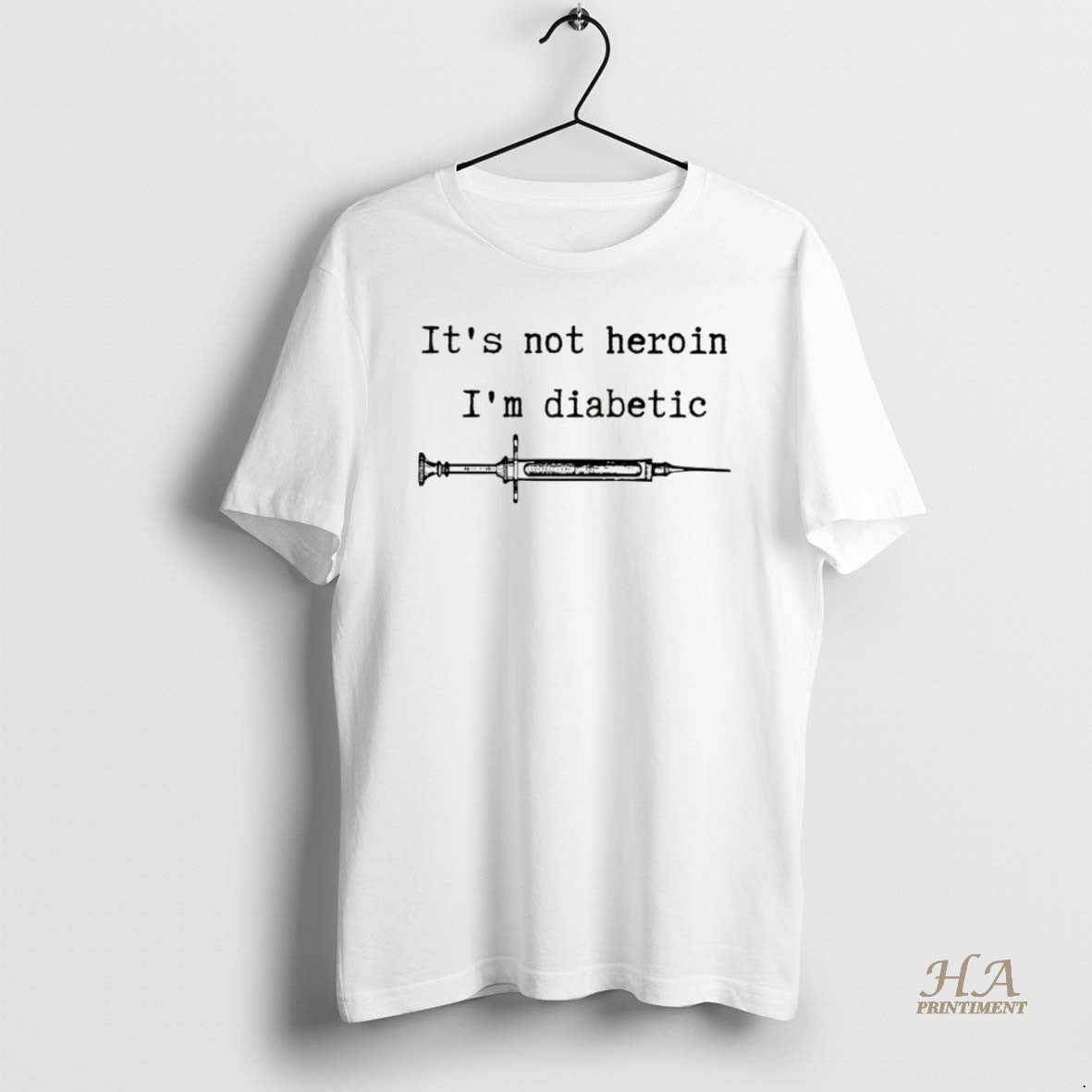 Official Its Not Heroin Im Diabetic Christmas T-Shirts, Hoodie, Sweatshirt | InkNestWear.com