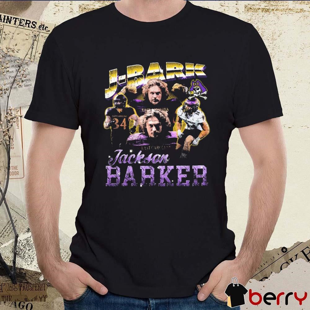 J-Bark Jackson Barker East Carolina Pirates Vintage Retro Graphic t-shirt