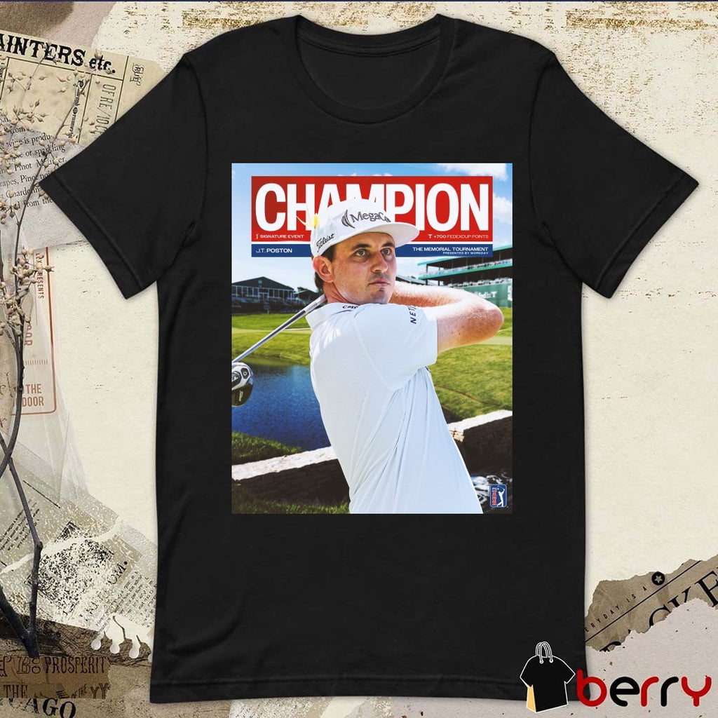 J.T. Poston Champion 2026 The Memorial Tournament PGA Tour Poster t-shirt