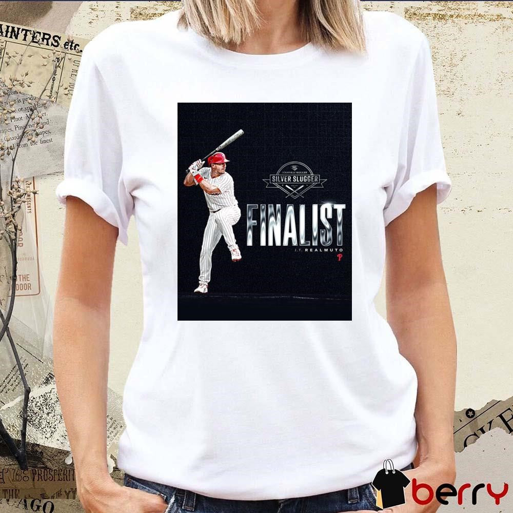 J.T. Realmuto Philadelphia Phillies MLB Silver Slugger finalist Louisville Slugger Poster t-shirt